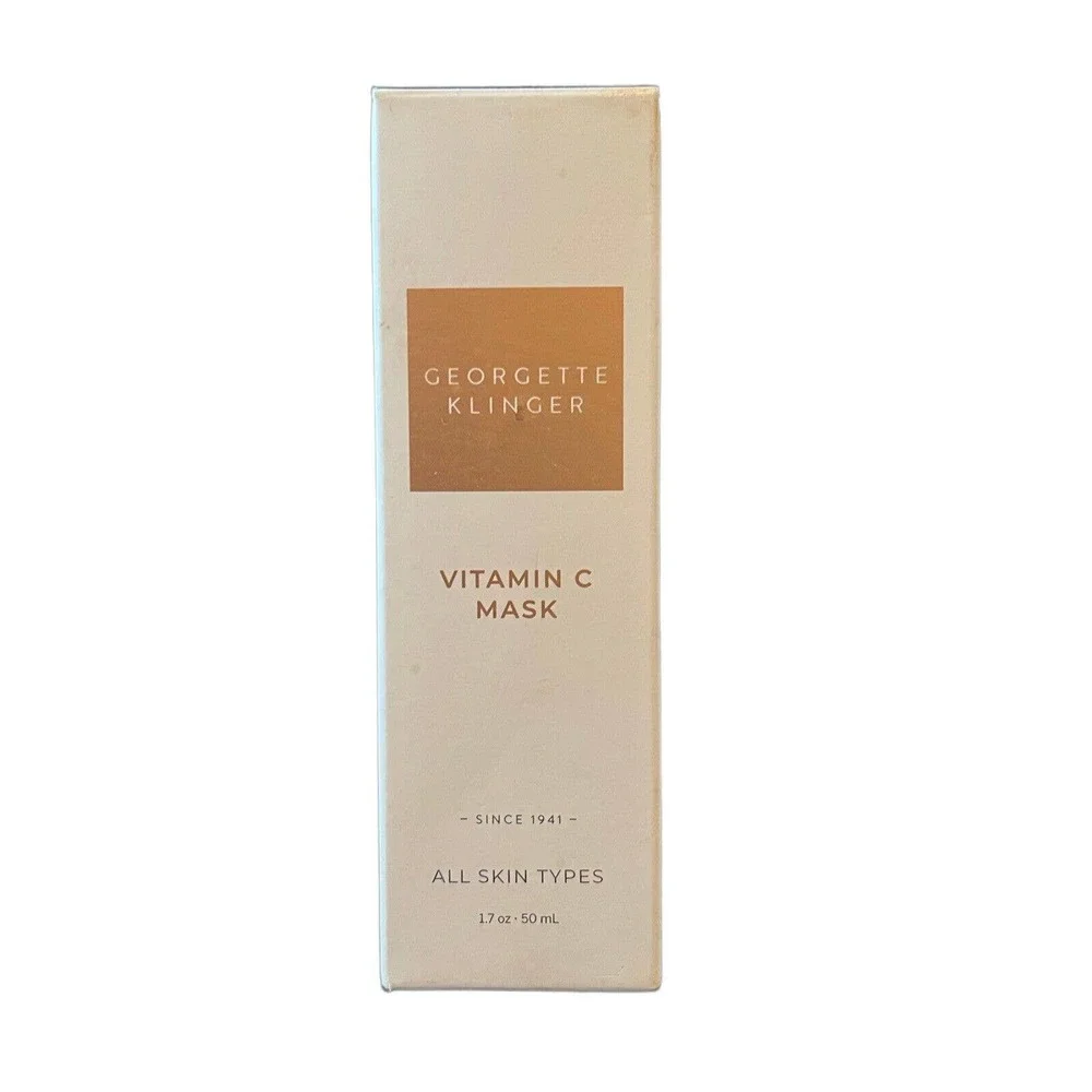 GEORGETTE KLINGER Vitamin C Mask, Full Size 1.7oz/50ml Facial, Anti-aging, NIB